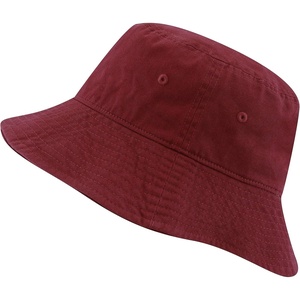 image:imageLong Brim Bucket Hat for Men Women Deep Crown Cotton Sun Hat Packable Fishing Hiking Beach Travel Outdoor CapBurgundy