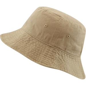 image:imageLong Brim Bucket Hat for Men Women Deep Crown Cotton Sun Hat Packable Fishing Hiking Beach Travel Outdoor CapKhaki
