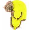 image:imageKids Winter Trapper Hat for Boys Girls Ages 610 Faux Fur Ear Flap Aviator Hat with Adjustable Warm Windproof Snow CapNeon Yellow
