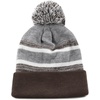 image:imageKids Youth Hat Warm Pompom Stretchy Knit Cuffed Beanie Cap HatK05brown