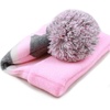 image:imageKids Youth Hat Warm Pompom Stretchy Knit Cuffed Beanie Cap HatK05light Pink
