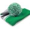 image:imageKids Youth Hat Warm Pompom Stretchy Knit Cuffed Beanie Cap HatK05kelly Green