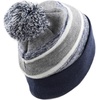 image:imageKids Youth Hat Warm Pompom Stretchy Knit Cuffed Beanie Cap HatK05navy