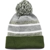 image:imageKids Youth Hat Warm Pompom Stretchy Knit Cuffed Beanie Cap HatK05olive