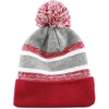 image:imageKids Youth Hat Warm Pompom Stretchy Knit Cuffed Beanie Cap HatK05red