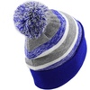image:imageKids Youth Hat Warm Pompom Stretchy Knit Cuffed Beanie Cap HatK05royal Blue