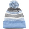 image:imageKids Youth Hat Warm Pompom Stretchy Knit Cuffed Beanie Cap HatK05sky Blue