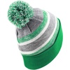 image:imageKids Youth Hat Warm Pompom Stretchy Knit Cuffed Beanie Cap HatKelly Green
