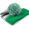 image:imageKids Youth Hat Warm Pompom Stretchy Knit Cuffed Beanie Cap HatKelly Green