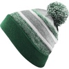 image:imageKids Youth Hat Warm Pompom Stretchy Knit Cuffed Beanie Cap HatK05dark Green