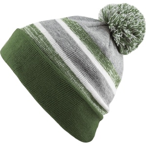 image:imageKids Youth Hat Warm Pompom Stretchy Knit Cuffed Beanie Cap HatK05olive