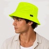 image:imageLightweight Quick Dry Packable Bucket Sun Hat for Men Women  UPF Outdoor Fishing Hiking Beach Travel Safari Hat1 Light  Neon Lime
