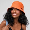 image:imageLightweight Quick Dry Packable Bucket Sun Hat for Men Women  UPF Outdoor Fishing Hiking Beach Travel Safari Hat2 Light  Neon Orange