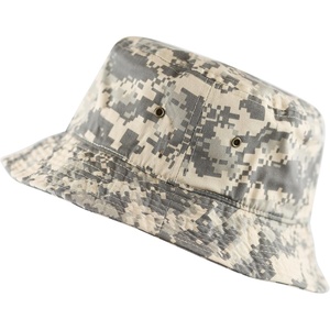 image:imageCotton Bucket Hat Packable Sun Hat  Unisex Summer Travel Beach Fisherman Hat for Men Women Outdoor Fishing HikingGrey Digi Camo
