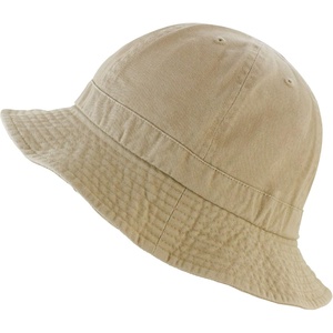image:imageWomens Cotton Bucket Hat Lightweight Packable Summer Sun Hat with Round Top Design for Beach Travel1 Tennis  Khaki