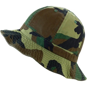 image:imageWomens Cotton Bucket Hat Lightweight Packable Summer Sun Hat with Round Top Design for Beach Travel1 Tennis  Wood Camo