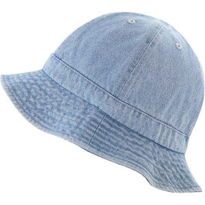image:imageWomens Cotton Bucket Hat Lightweight Packable Summer Sun Hat with Round Top Design for Beach Travel2 Tennis  Light Denim