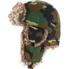 image:imageFaux Fur Safety Reflective Plain Plaid Aviator Trapper Hat Snow Ski Trooper Winter Cap1 Plain  Wood Camo