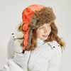 image:imageFaux Fur Safety Reflective Plain Plaid Aviator Trapper Hat Snow Ski Trooper Winter Cap1 Reflective  Blaze Orange