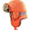 image:imageFaux Fur Safety Reflective Plain Plaid Aviator Trapper Hat Snow Ski Trooper Winter Cap1 Reflective  Blaze Orange