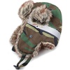 image:imageFaux Fur Safety Reflective Plain Plaid Aviator Trapper Hat Snow Ski Trooper Winter Cap1 Reflective  Woodland Camo