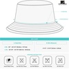 image:imageCotton Bucket Hat Packable Sun Hat  Unisex Summer Travel Beach Fisherman Hat for Men Women Outdoor Fishing HikingNeonpink