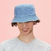 image:imageCotton Bucket Hat Packable Sun Hat  Unisex Summer Travel Beach Fisherman Hat for Men Women Outdoor Fishing HikingNeonpink