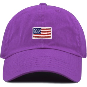 image:imageThe Hat Depot Kids American Flag amp Cute Embroidery Cotton Baseball Cap HatPurple